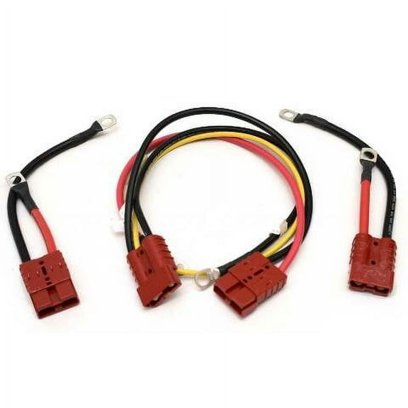 Connect-Ease Boat Trolling Motor Cables LCE24VB | 24V Plugs (Kit)