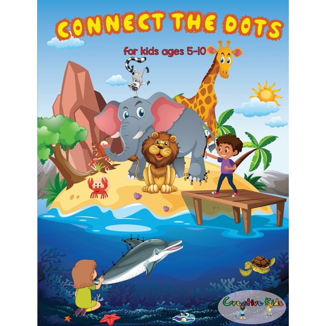 Connect The Dots For Kids Ages 510 50 Hidden Coloring Images Of The