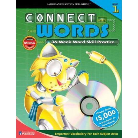 Pre-Owned Connect With Words, Grade 1 (Paperback) 0769674313 9780769674315