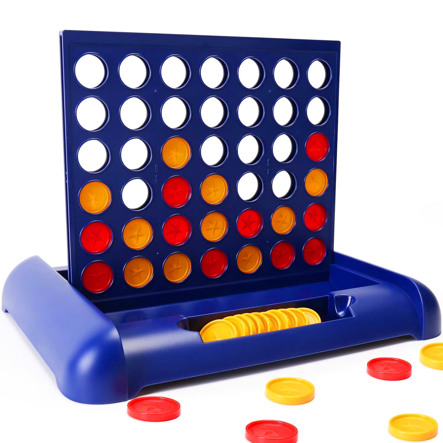 Connect of 4 in a Row, Board Games, Four in a Row Game, Recreational