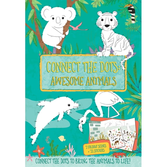 Connect the Dots: Awesome Animals (Paperback)