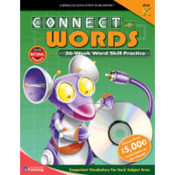 Pre-Owned Connect with Words, Grade K (Paperback) 9780769674308