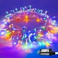 thumbnail image 1 of Connectable 100 LED Multicolor Christmas Lights for Tree, 8 Modes Indoor Outdoor Clear Wire, 33ft Colorful Plug-in for Christmas Tree Bedroom, 1 of 7