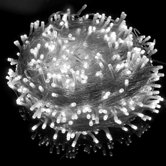 Connectable Cold White Christmas Lights Indoor, 8 Modes Christmas String Lights Plug in Fairy String Lights for Bedroom, 72ft 220 LED Twinkle Lights Outdoor for Christmas Tree Decor