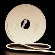 Beatineon 39ft LED Strip Lights,High-Density Neon Flex Light,1440 LEDs Ultra-Bright Strip with IP65 Waterproof, Connectable & Cuttable for Indoor Outdoor Signage, ETL Certified,Warm White