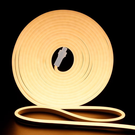 Beatineon 39ft LED Strip Lights,High-Density Neon Flex Light,1440 LEDs Ultra-Bright Strip with IP65 Waterproof, Connectable & Cuttable for Indoor Outdoor Signage, ETL Certified,Yellow