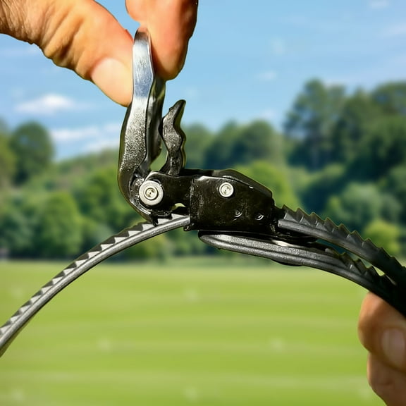 Connectable Ratchet Straps - Heavy-Duty Grip Lock Strap - Adjustable Metal Buckle and Superï¼Strong Flexi Strap for Securing Loads