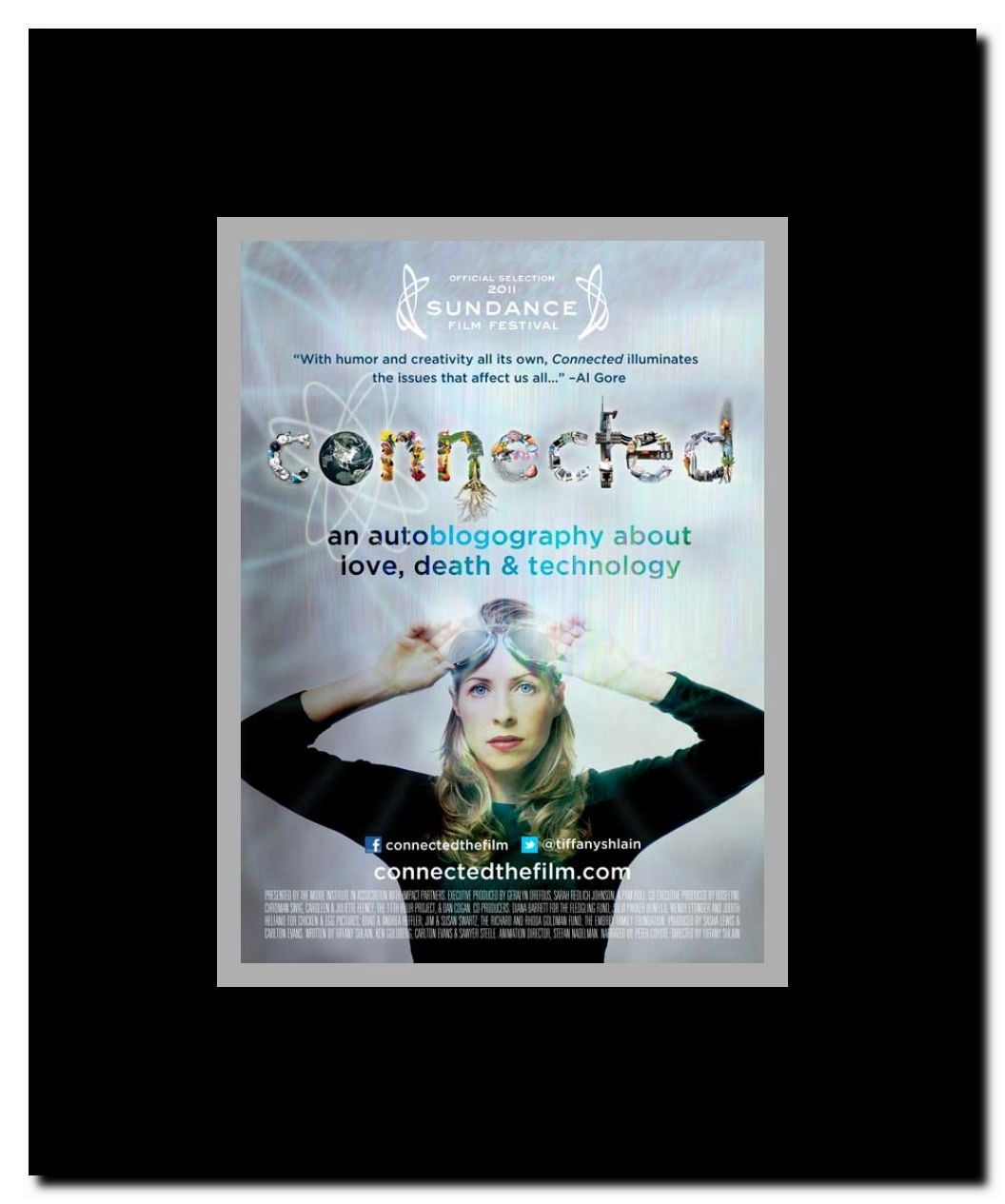 Connected: An Autoblogography About Love Death & Technology Framed Movie Poster