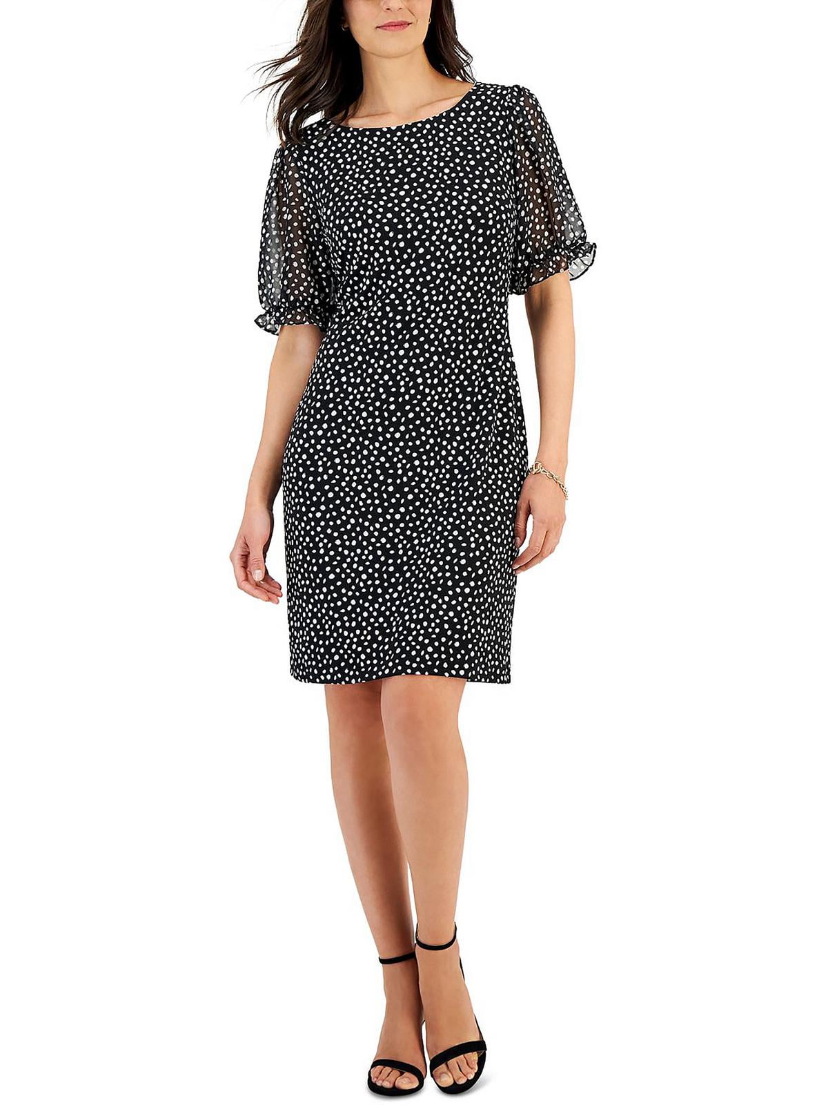 CO|TE Multicolor Polyester Sleeveless Sheath Knee Length Dress