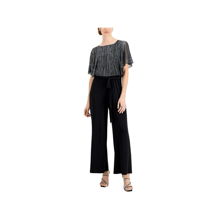 Connected cold shoulder wide leg jumpsuit cheap