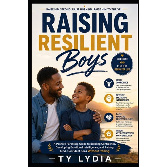 The Connected & Confident Parenting Raising Resilient Boys: A Positive Parenting Guide to Building Confidence, Developing Emotional Intelligence, and Raisin, Book 1, (Paperback)