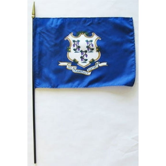 Connecticut - 8"X12" Stick Flag