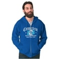 thumbnail image 1 of Connecticut CT Constitution Smurfs Zip Up Hoodie Men's Women's Brisco Brands M, 1 of 6