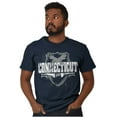 thumbnail image 1 of Connecticut CT Pride Gameday Spirit Men's Graphic T Shirt Tees Brisco Brands X, 1 of 4