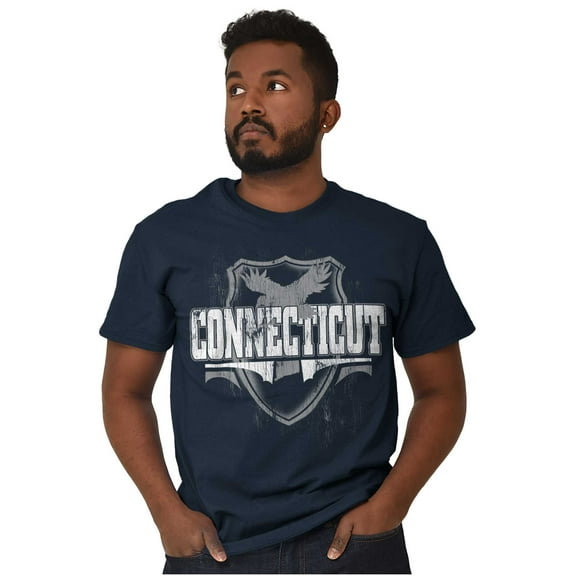 Connecticut CT Pride Gameday Spirit Men's Graphic T Shirt Tees Brisco Brands X
