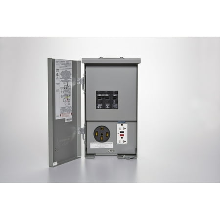 Connecticut Electric CESMPSC55GRHR 60A 120/240V Outdoor RV Panel Power Outlet with 20-Amp GFCI Receptacle
