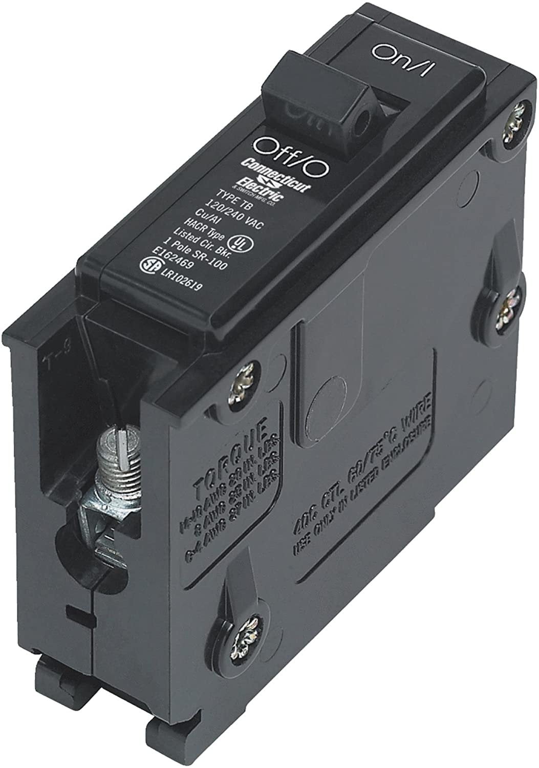 Connecticut Electric UBIP-115 Pushmatic Replacement Circuit Breaker – 1 Pole 15 Amp, 10,000 AIC, ETL Listed, For Pushmatic Panels