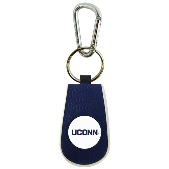 Connecticut Huskies Team Color Basketball Keychain
