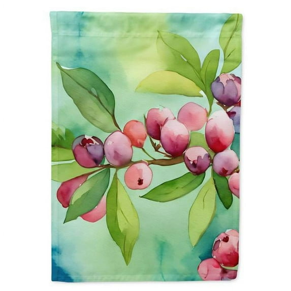 Connecticut Mountain Laurels in Watercolor Garden Flag 11.25 in x 15.5 in