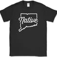 thumbnail image 1 of Connecticut Native T-Shirt Funny Humor State Pride Location Gift Tee - Black, 2XL, 1 of 1