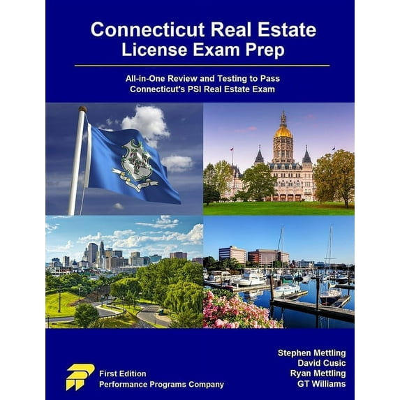 Connecticut Real Estate License Exam Prep: All-in-One Review and Testing to Pass Connecticut's PSI Real Estate Exam (Paperback)