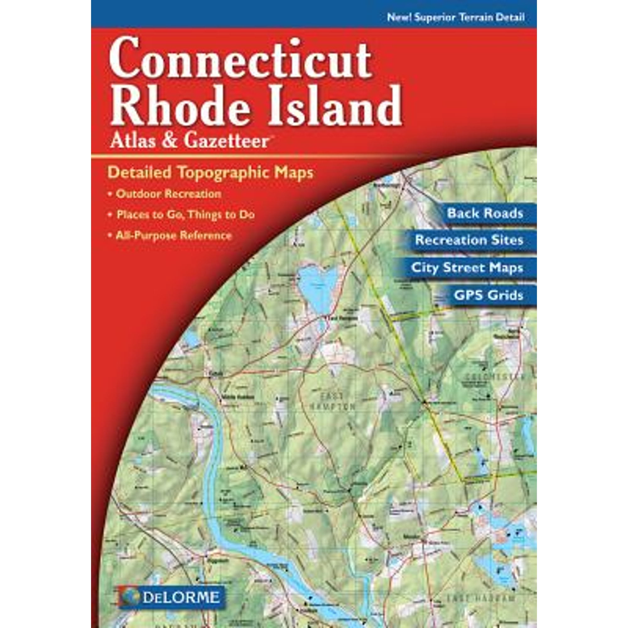 Pre-Owned Delorme Connecticut and Rhode Island Atlas \u0026 Gazetteer (Paperback 9780899333519) by Rand McNally, Delorme Publishing Company, Delmorme (Editor)