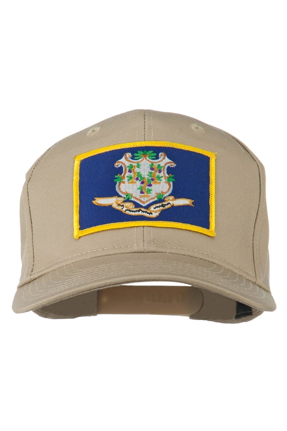 Connecticut State High Profile Patch Cap - Khaki OSFM