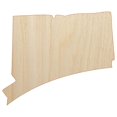 thumbnail image 1 of Connecticut State Silhouette Wood Shape Unfinished Piece Cutout Craft DIY Projects - 4.70 Inch Size - 1/4 Inch Thick, 1 of 7