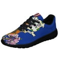 thumbnail image 1 of Connecticut Stte American flag Robin Bird and Mountain Laurel Flower Shoes Sneakers Black Size 3.5, 1 of 7