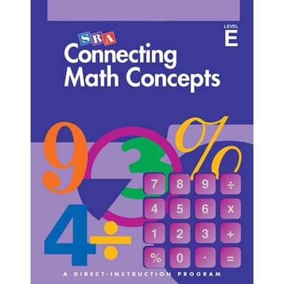 Pre-Owned Connecting Math Concepts Textbook, Level E by Siegfried Engelmann (Hardcover), English
