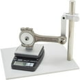 thumbnail image 1 of Speedway Motors Connecting Rod Balancing Stand, Aluminum Rod Weight Fixture with Bearing-Mounted Arms for Measuring Bob Weights and Matching Rod Ends, Fits Most Engine Scales, 1 of 6
