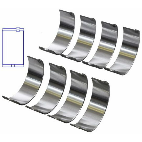 Connecting Rod Bearings Set | Compatible with AMC/Chrysler 2.5L 150 | Standard Size