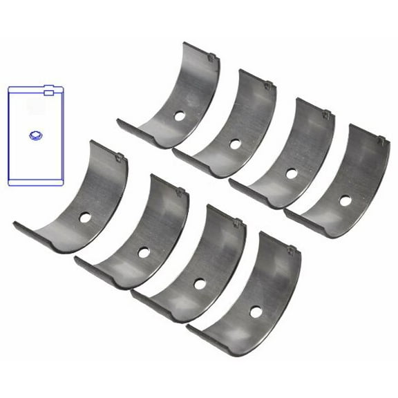 Connecting Rod Bearings Set | Compatible with Ford 1.9L 116/2.0L 121 | Size = .030 (.75mm Oversized)