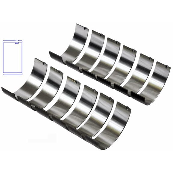 Connecting Rod Bearings Set | Compatible with Ford 3.8L 232/4.2L 256 | Standard Size