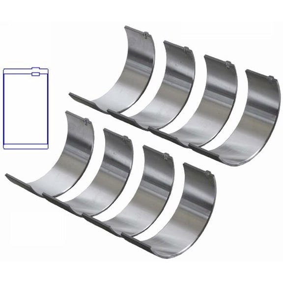 Connecting Rod Bearings Set | Compatible with Ford/Mazda 2.0L 121 DOHC | Size = .010 (.25mm Oversized)