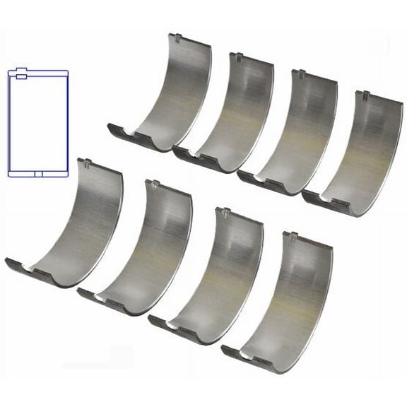 Connecting Rod Bearings Set | Compatible with GM/Chevrolet 112/122/134/140/153 | Size = .020 (.50mm Oversized)