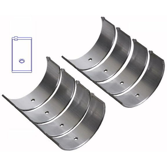 Connecting Rod Bearings Set | Compatible with GM/Oldsmobile 2.4L 146 DOHC | Size = .010 (.25mm Oversized)