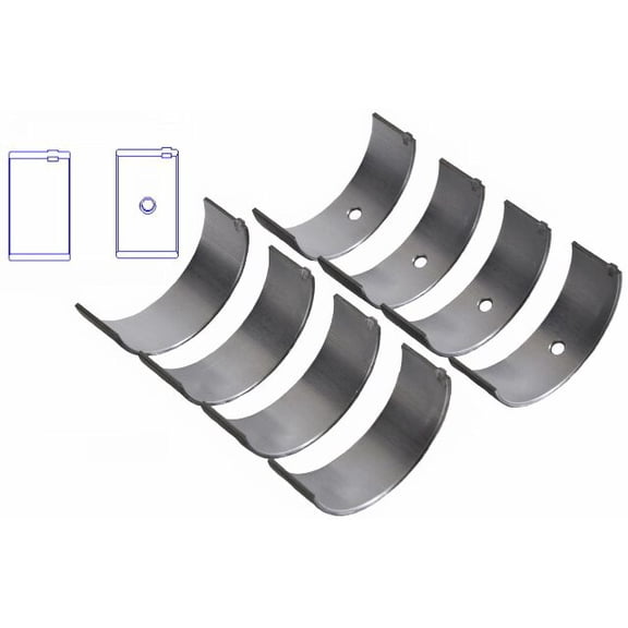 Connecting Rod Bearings Set | Compatible with Isuzu 2.2L 2198 X22SE | Size = .010 (.25mm Oversized)