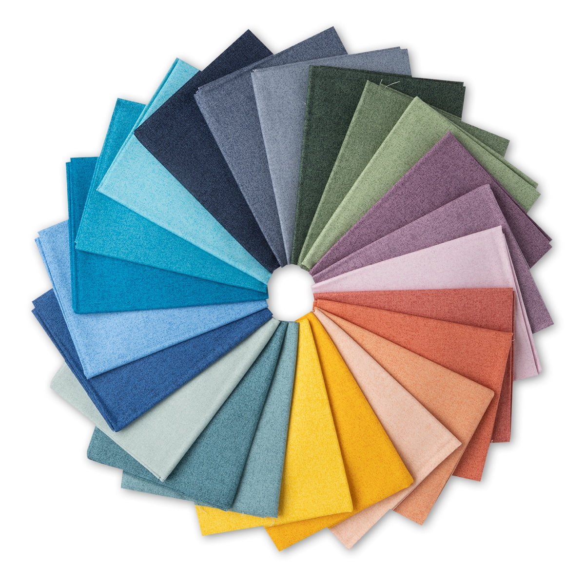 Connecting Threads 100% Cotton Fat Quarter Quilting Fabric Bundle 18" x 21" - 23 pack Morning Skies