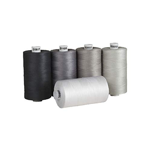 Connecting Threads 100% Cotton Thread Sets - 1200 Yard Spools (Set of 5 - Berry Preserves)