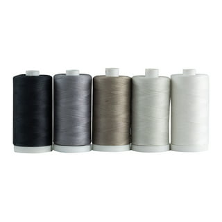 3 Spools Raw White All Purpose Sewing Cotton Thread Spools from for Serger,  Overlock, Quilting, Sewing Machine 40/2 Connecting Threads for Sewing