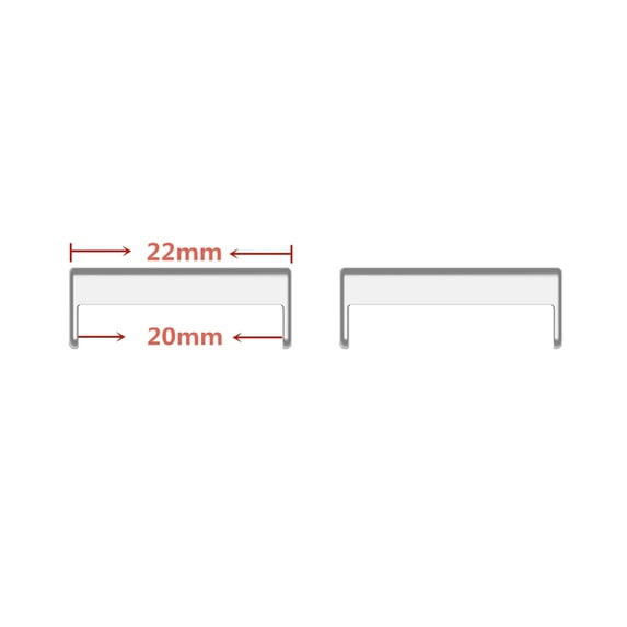 Connection Adapter,Adapter 22mm-20mm Bands Enhanced 22mm-20mm Watch Bands Quick And Enhanced Converter 22mm-20mm Fit Enhanced Compatibility Converter 22mm-20mm Bands Dazzduo Quick And Secure