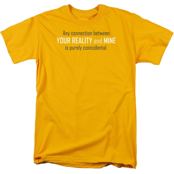 Connection Between Reality Officially Licensed Adult T Shirt