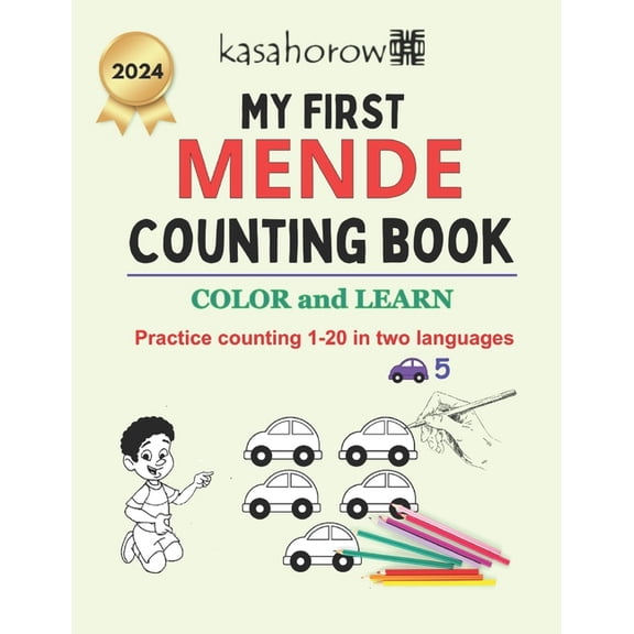Connection: English Mende My First Mende Counting Book: Colour and Learn 1 2 3, Book 2, (Paperback)