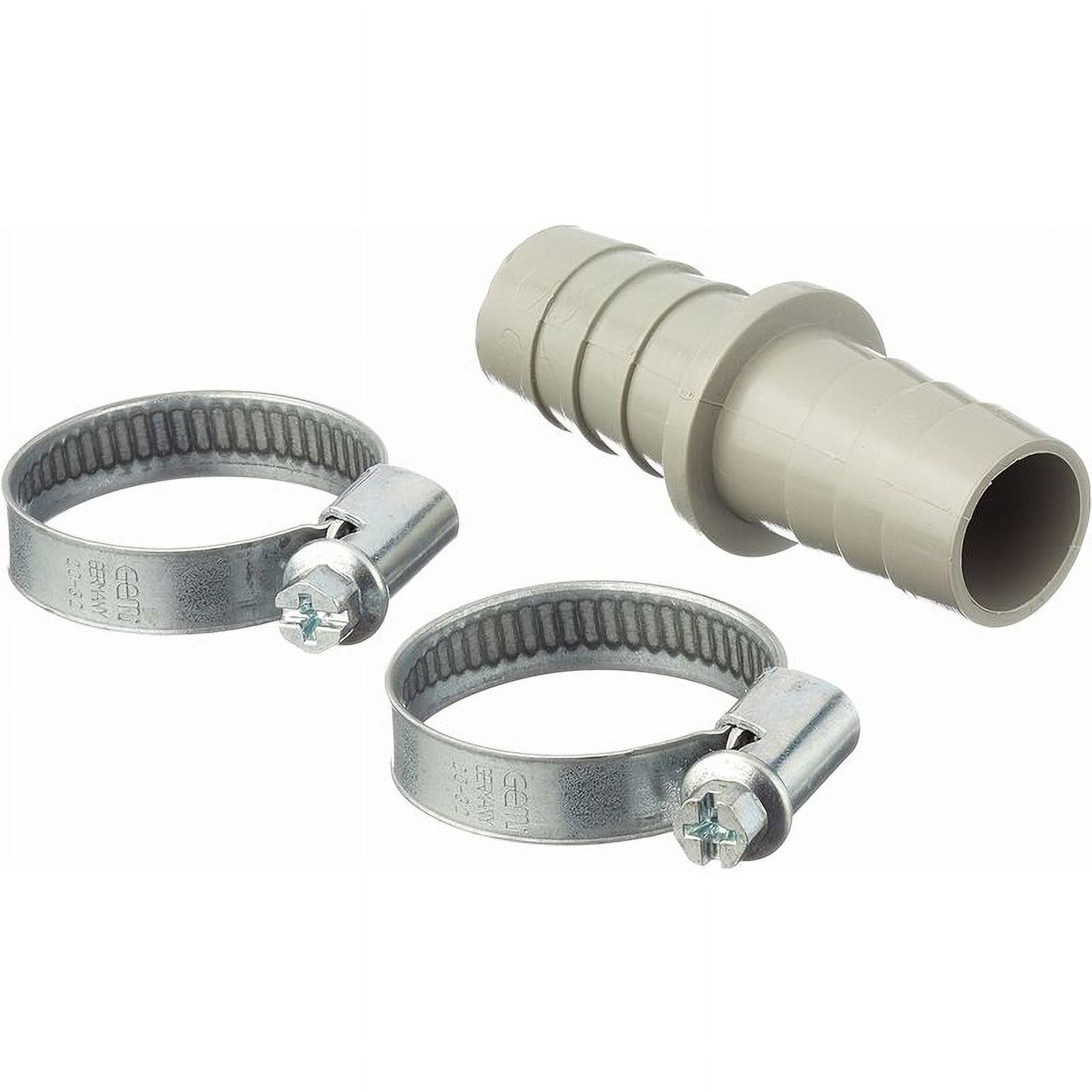 Connection for drain hoses, for washing and draining hoses for