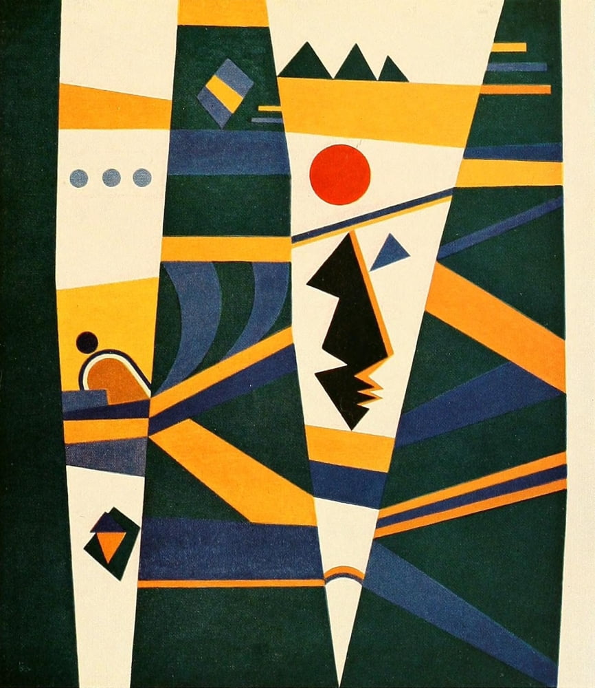 Connection no579 1932 Canvas Art - Wassily Kandinsky (24 x 36)