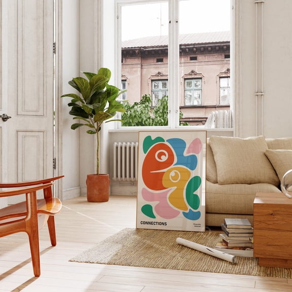 Connections Eclectic Maximalist Decor Wall Art