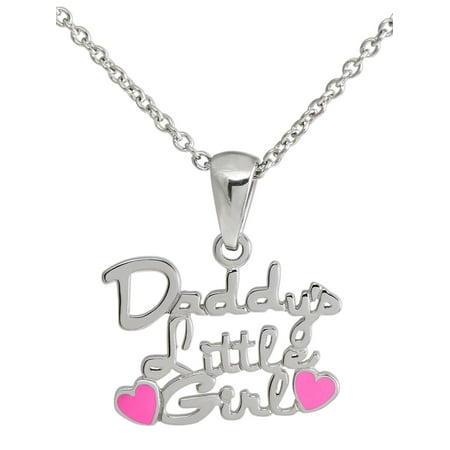 Connections from Hallmark Girls' Stainless Steel "Daddy's Little Girl" Pendant