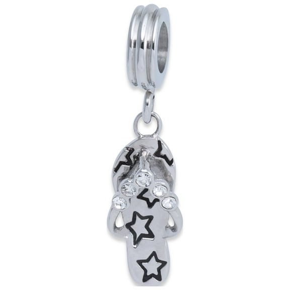 Connections from Hallmark Stainless Steel Flip-Flop Charm