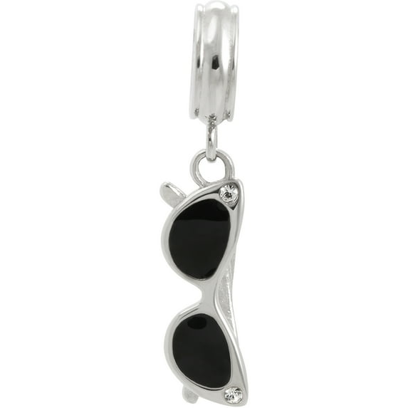 Hallmark Women's Stainless Steel Sunglasses Charm with Polished Finish